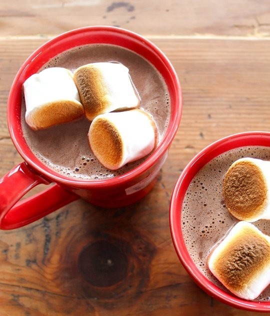Spiked (or not!) Nutella hot chocolate