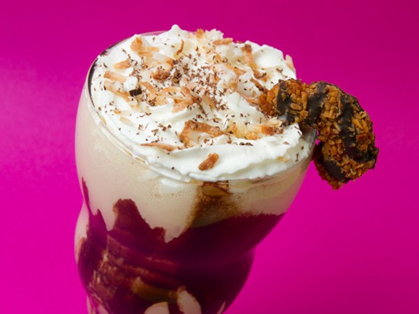 Spiked Samoa milkshake