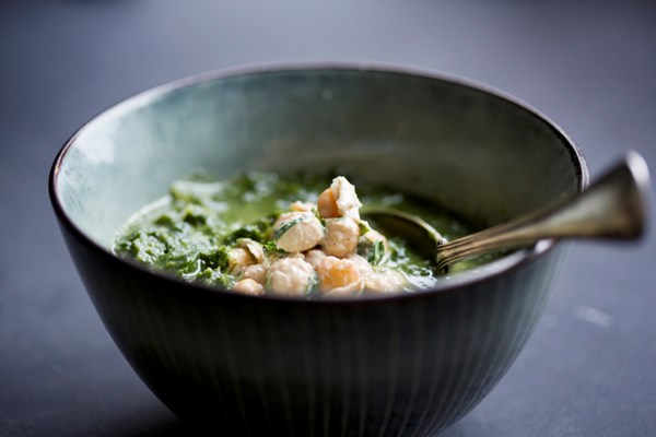 Spinach & kale soup
