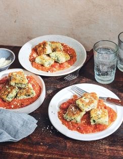 Spinach & ricotta dumplings