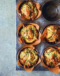 Spinach & ricotta muffins