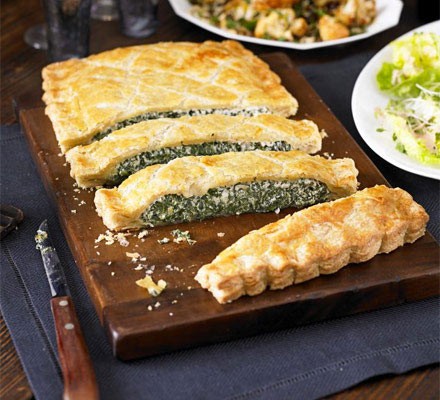 Spinach & ricotta slice