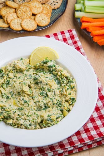 Spinach and artichoke hummus