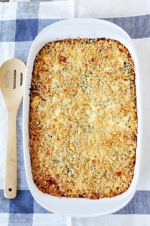 Spinach and artichoke quinoa bake
