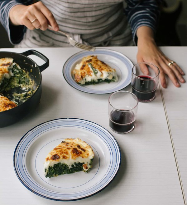 Spinach and Bechamel bake