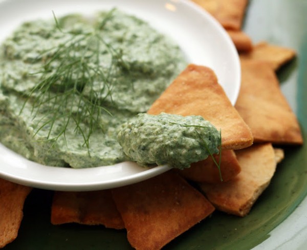 Spinach and caramelized fennel dip