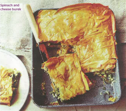 Spinach and cheese burek