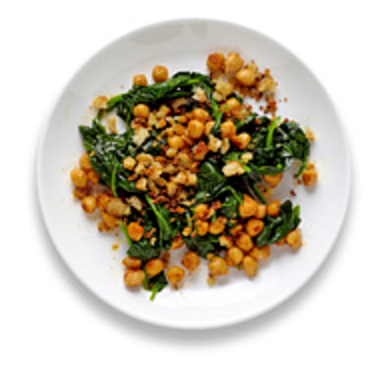 Spinach and chickpeas