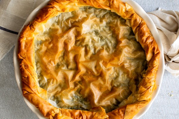 Spinach and feta borek