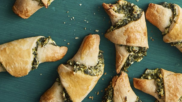 Spinach and feta rugelach