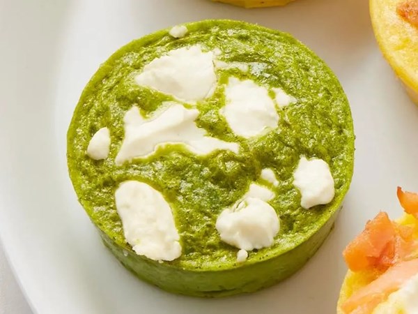 Spinach and goat cheese egg bites 