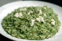 Spinach and goat's cheese risotto