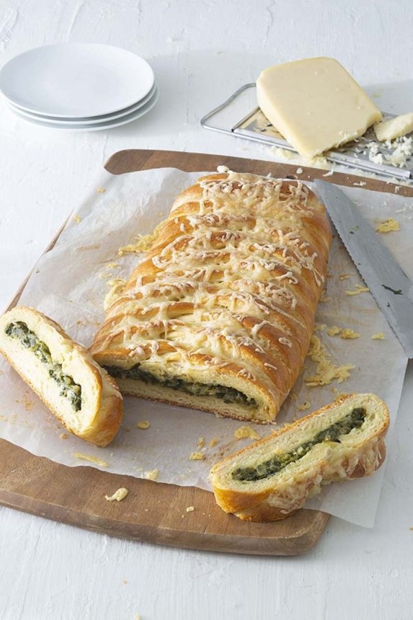 Spinach and onion filling