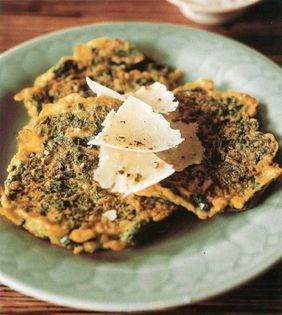 Spinach and Parmesan fritters