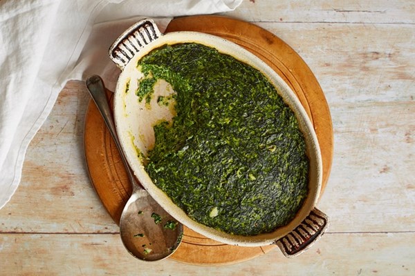 Spinach and ricotta flan (Sformato)