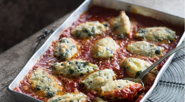 Spinach and ricotta gnudi