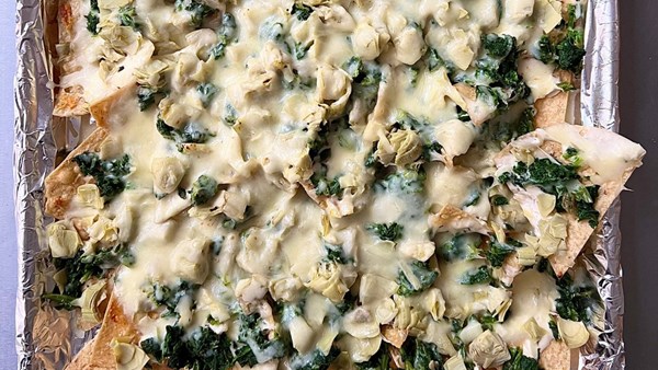 Spinach artichoke dipchos