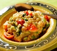 Spinach artichoke risotto