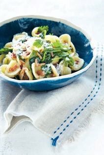 Spinach carbonara