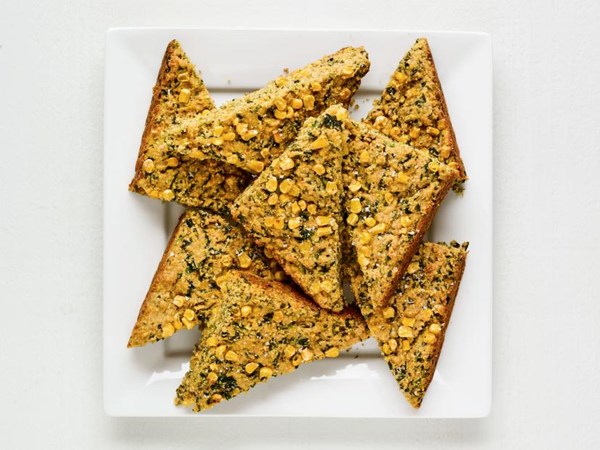Spinach cornbread 