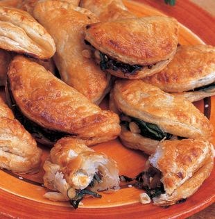 Spinach empanadillas