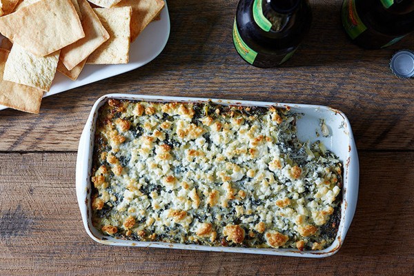 Spinach, feta and artichoke dip