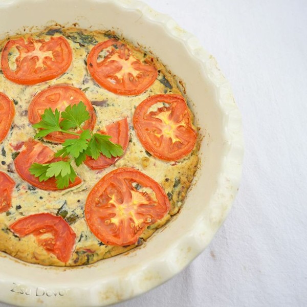 Spinach frittata
