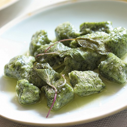 Spinach gnocchi
