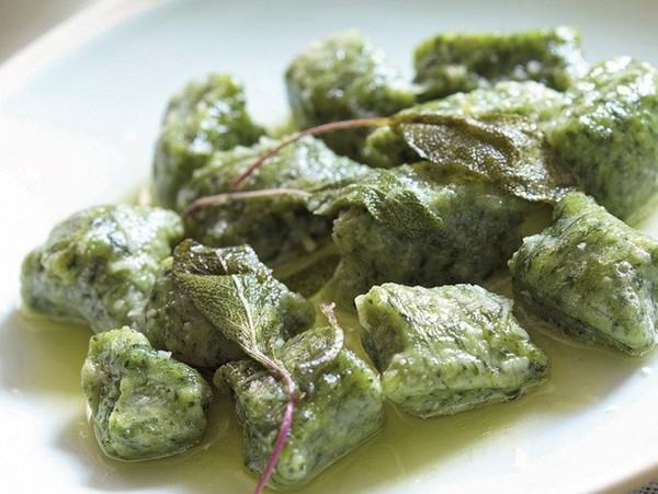 Spinach gnocchi