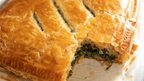 Spinach in puff pastry