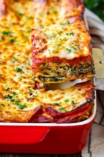 Spinach lasagna