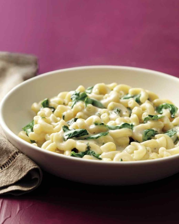 Spinach mac and cheese