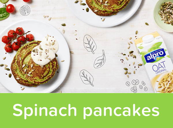 Spinach pancakes