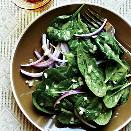Spinach-pasta salad variation