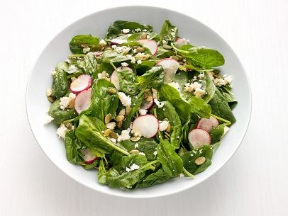 Spinach-pepita salad