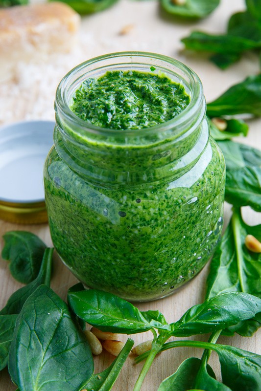 Spinach pesto