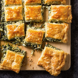 Spinach pie for a crowd