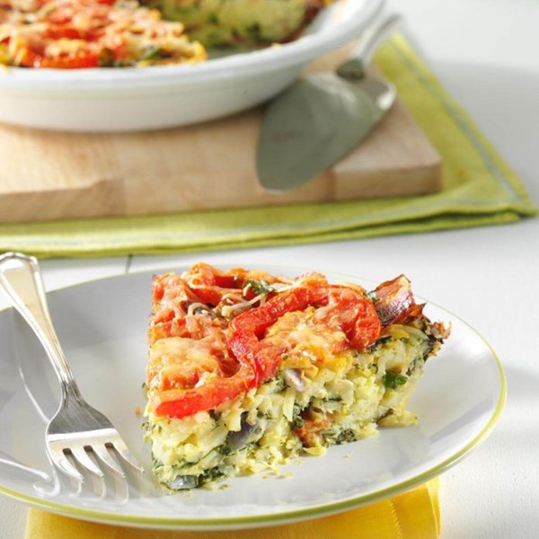 Spinach potato pie