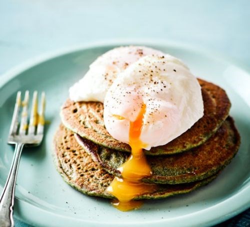 Spinach protein pancakes 