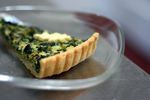 Spinach quiche