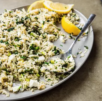 Spinach rice