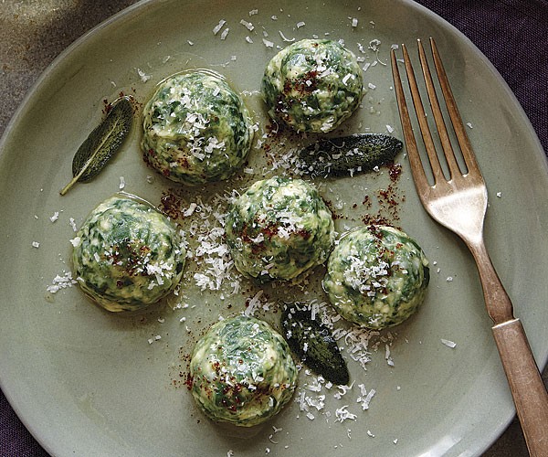 Spinach-ricotta gnocchi
