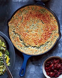 Spinach spoon bread