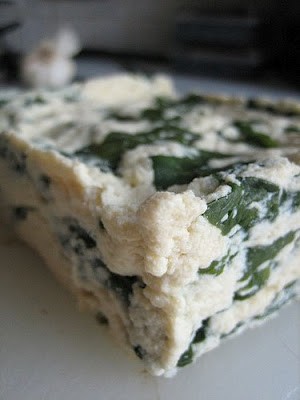 Spinach tofu
