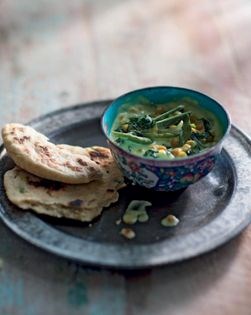 Spinach with dhal