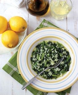 Spinach with rice (Spanakorizo)