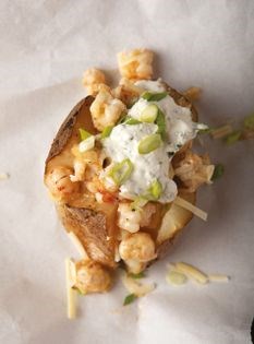 Spiney and cheese [baked potato filling]