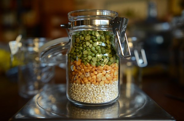 Split pea and barley soup mix