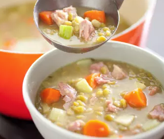 Split pea and ham soup
