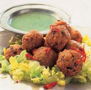 Split pea or lentil fritters
